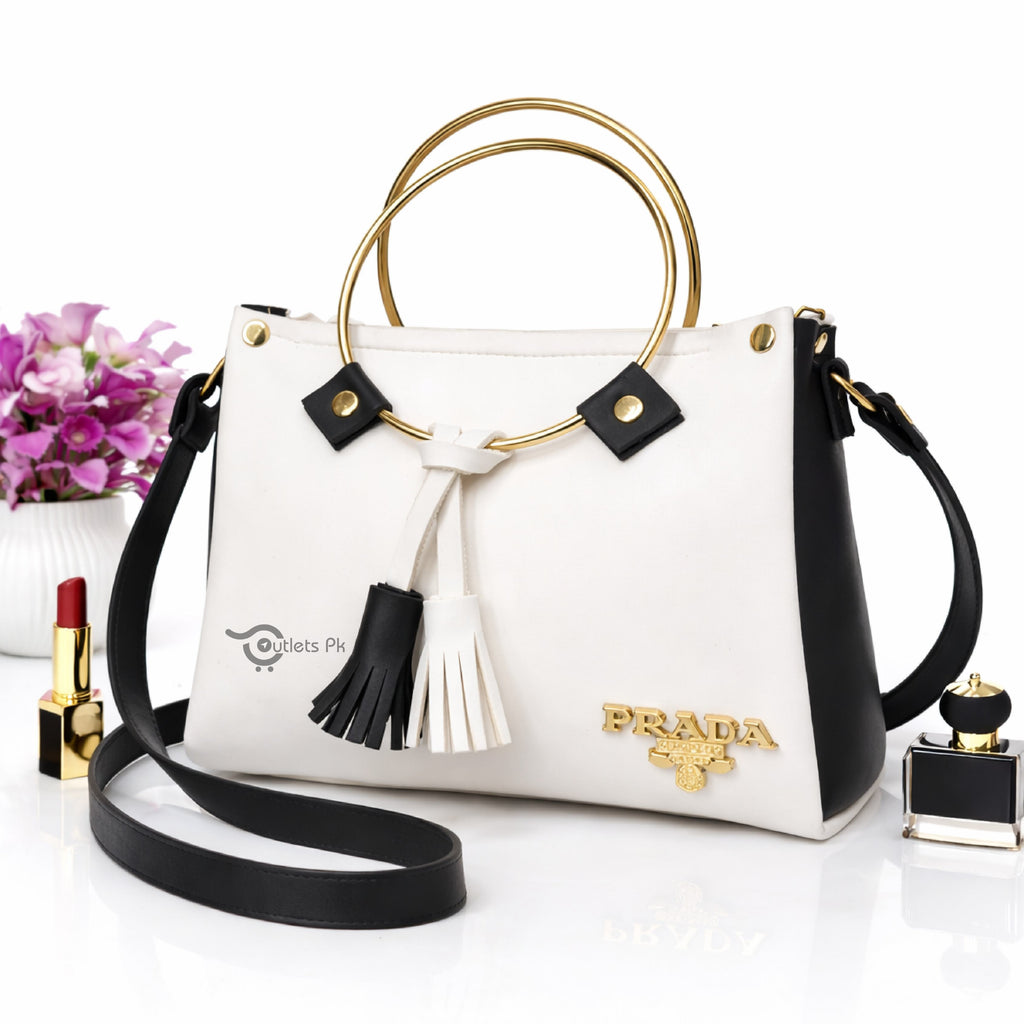 ROUND HANDLE – WHITE & BLACK